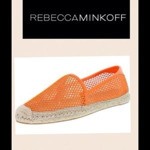 Rebecca Minkoff "Ginny" Neon Orange Shoes